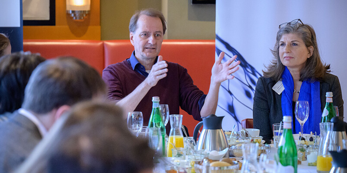 Dirk Messner mit Marie Luise Beck