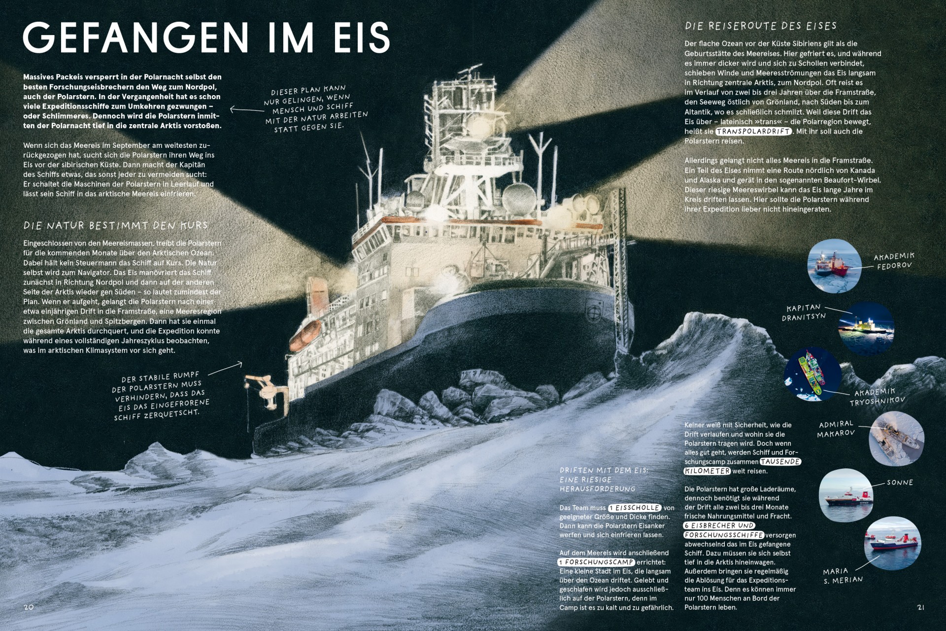 Bild aus Kindersachbuch Expedition Polarstern