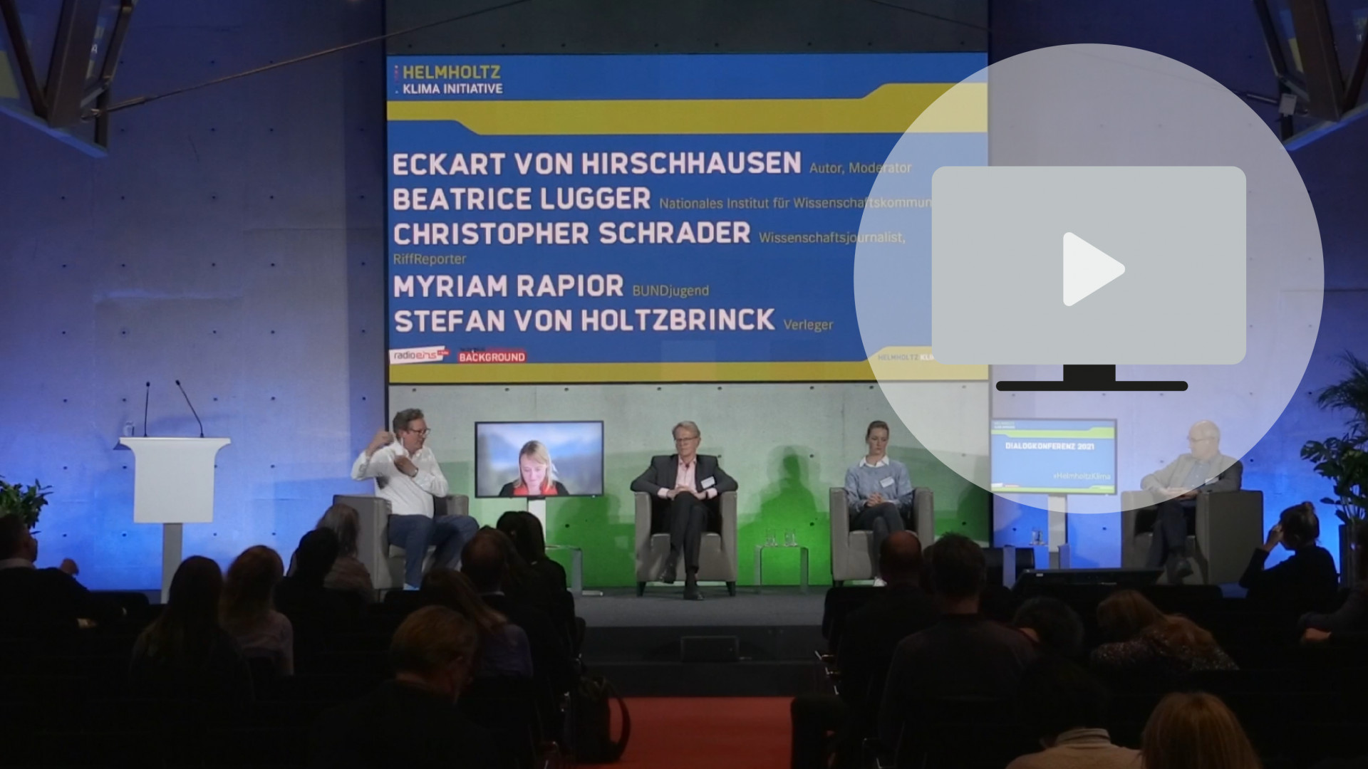 Diskussionsrunde zu Klimakommunikation