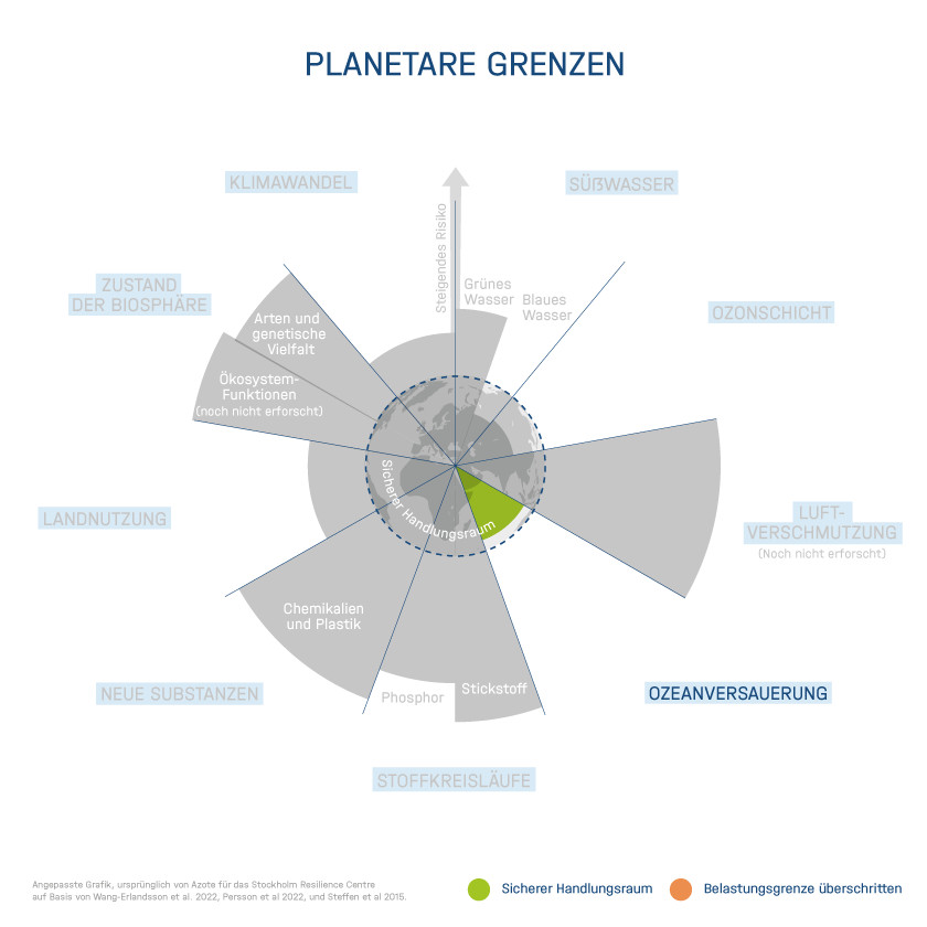 Planetare Belastungsgrenze nach Rockström, Stockholm Resilience Center