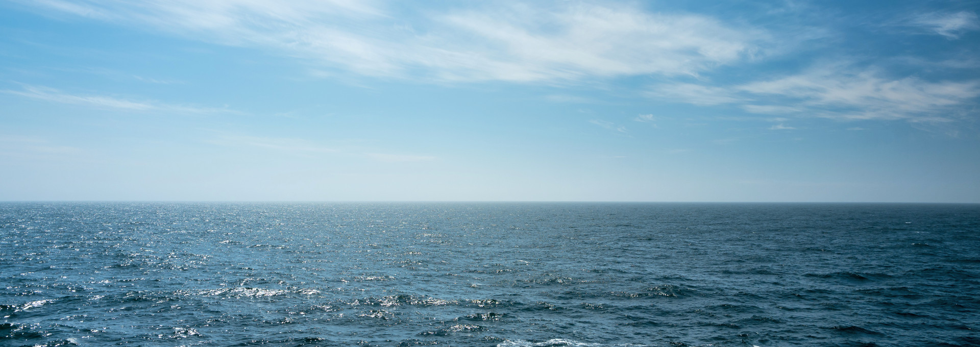 Blick auf die offene Nordsee