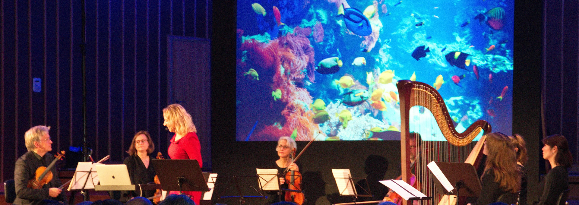 Klimakonzert der Bremer Philharmoniker mit Antje Boetius.
