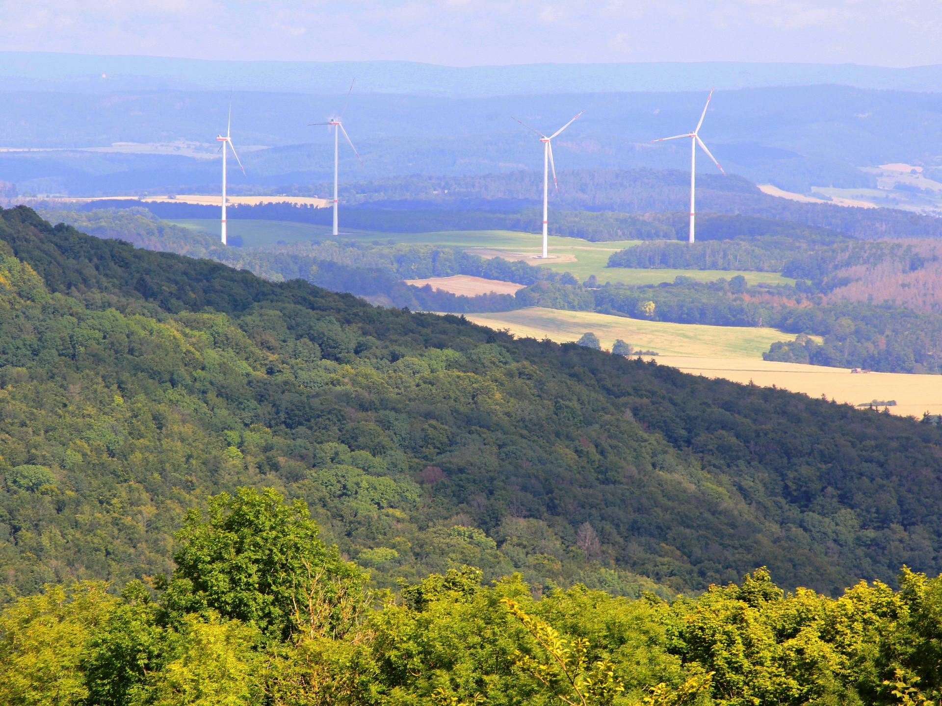 Windkraftanlagen Thüringer Wald