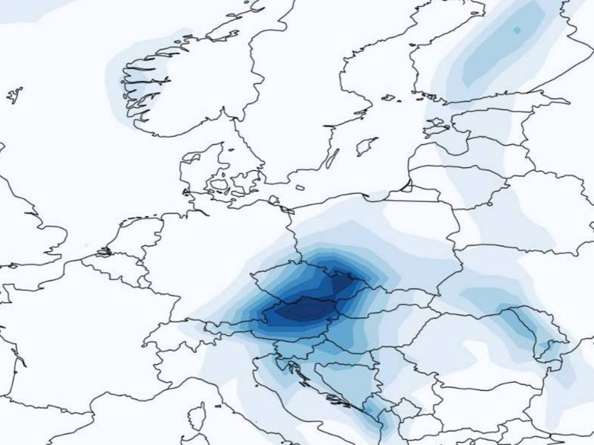 Beobachtung Starktregen Europa September 2024