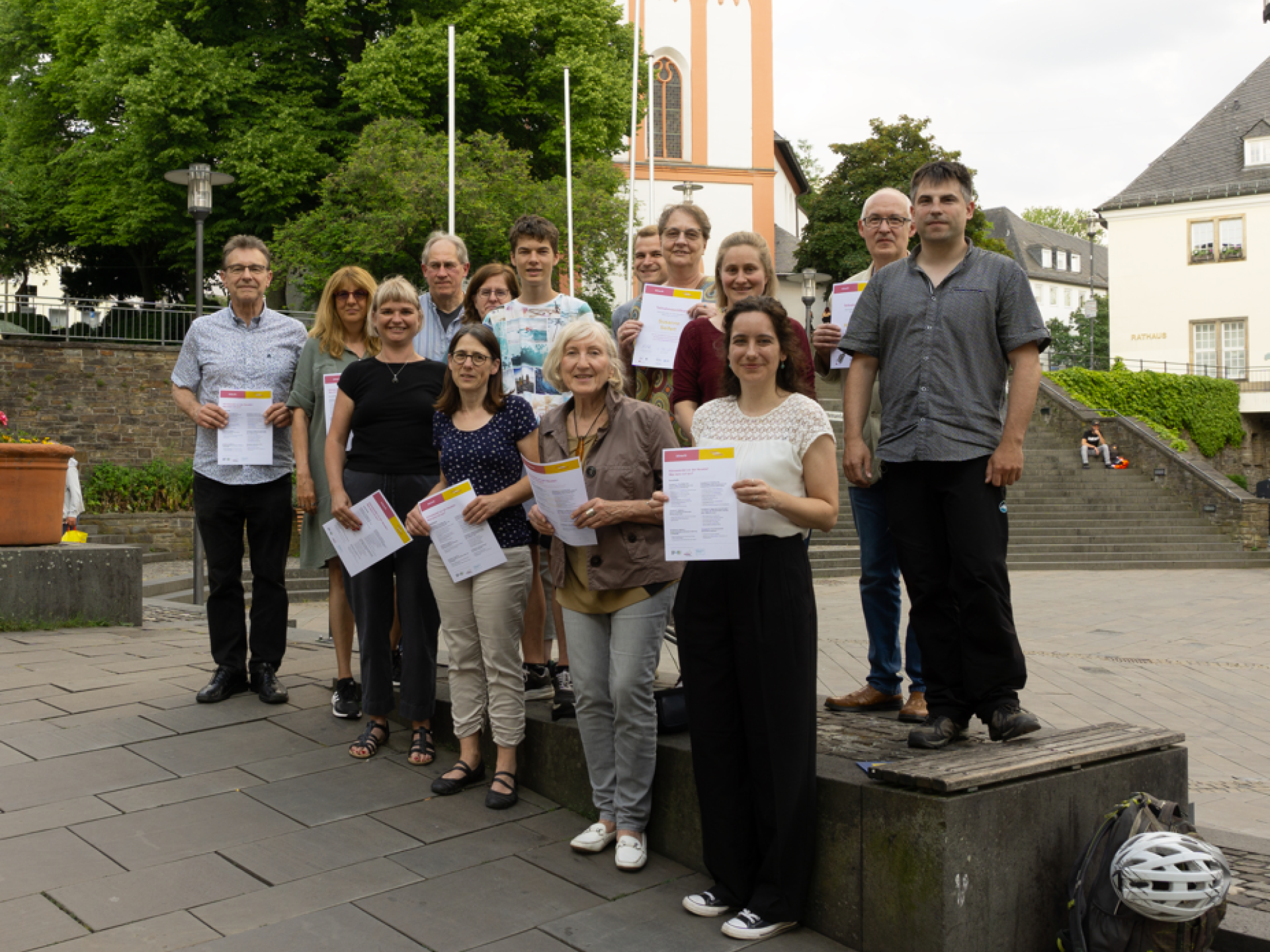 Übergabe der Teilnehmenden-klimafit-Zertifikate in an der vhs Siegen am 15. Juni 2023