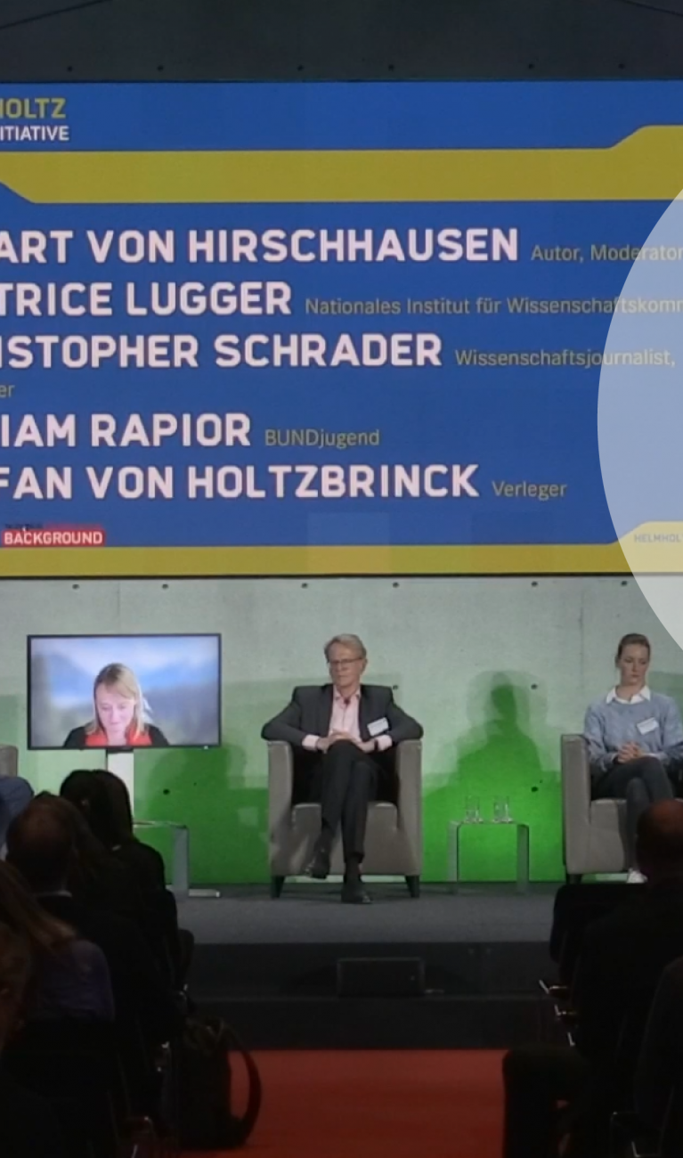 Diskussionsrunde zu Klimakommunikation