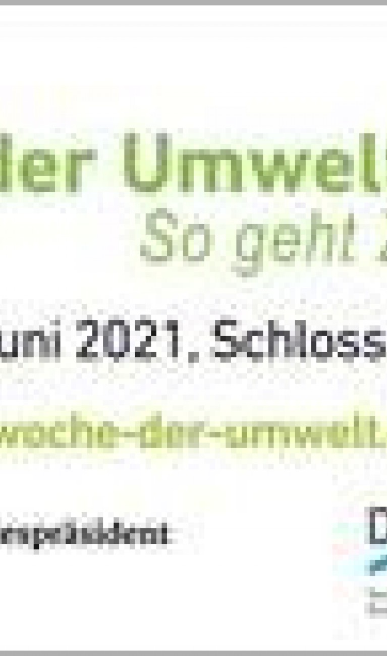 Flyer zur "Woche der Umwelt"