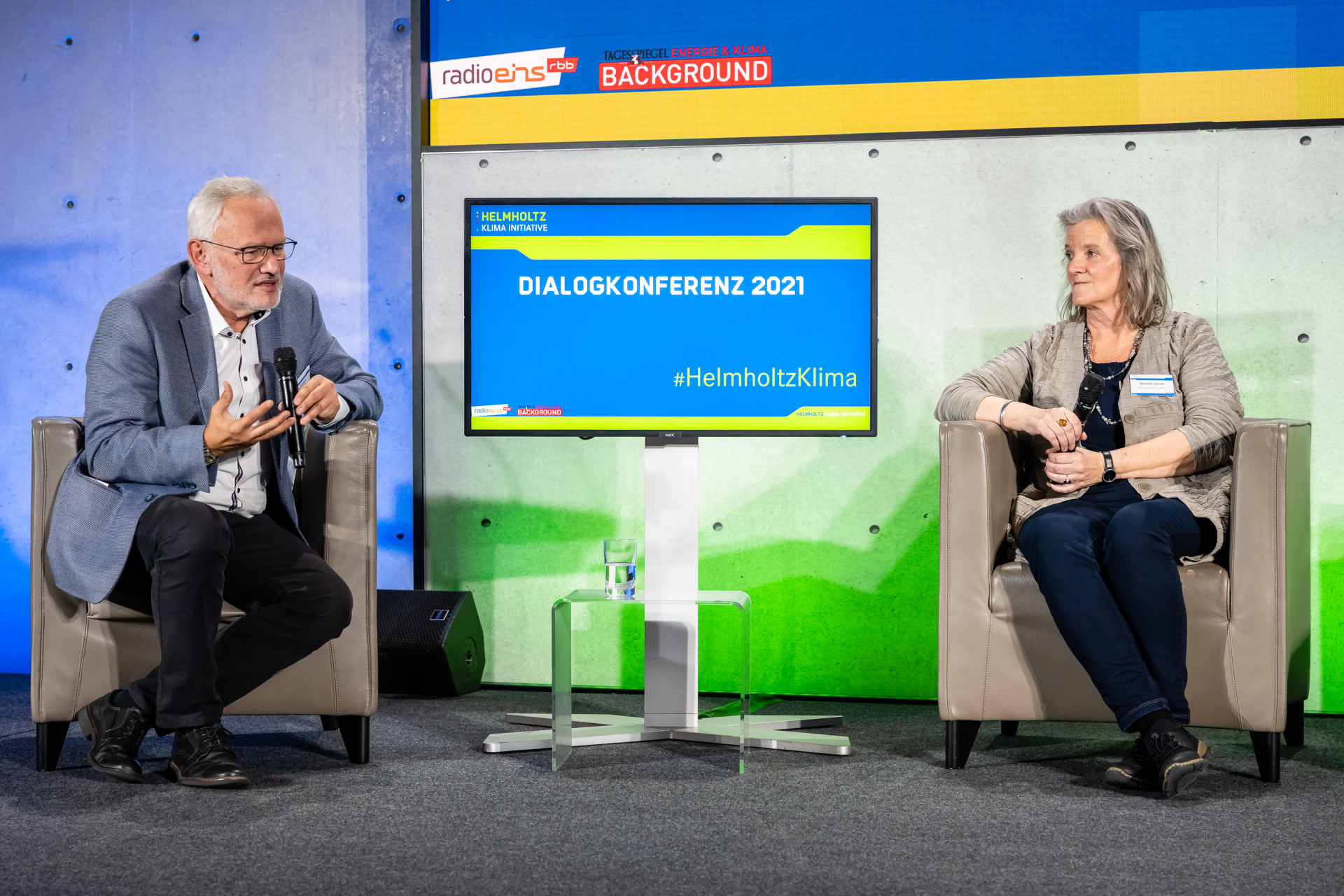 Georg Teutsch und Daniela Jacob im Gespräch