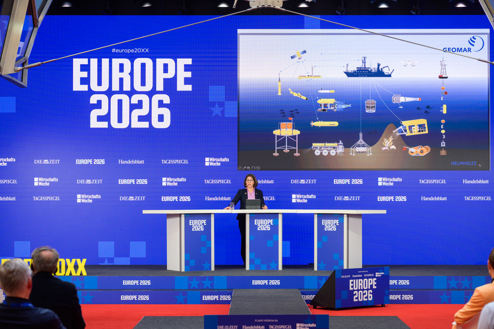 Prof. Dr. Katja Matthes auf der Europe 2026_Bühne