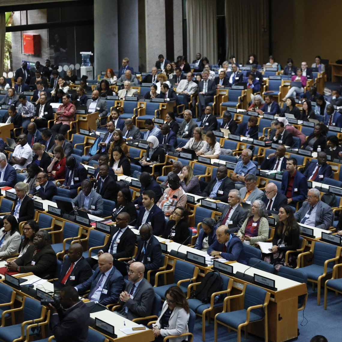 View of the room during the opening plenary IPCC-59