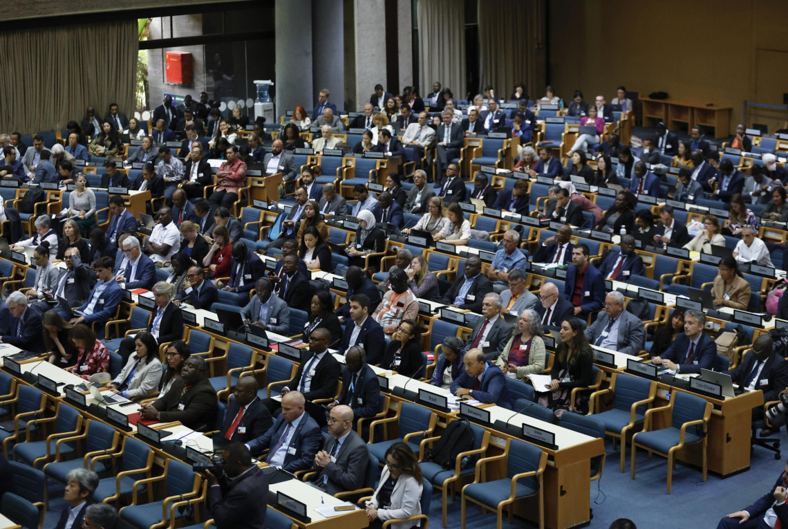 View of the room during the opening plenary IPCC-59
