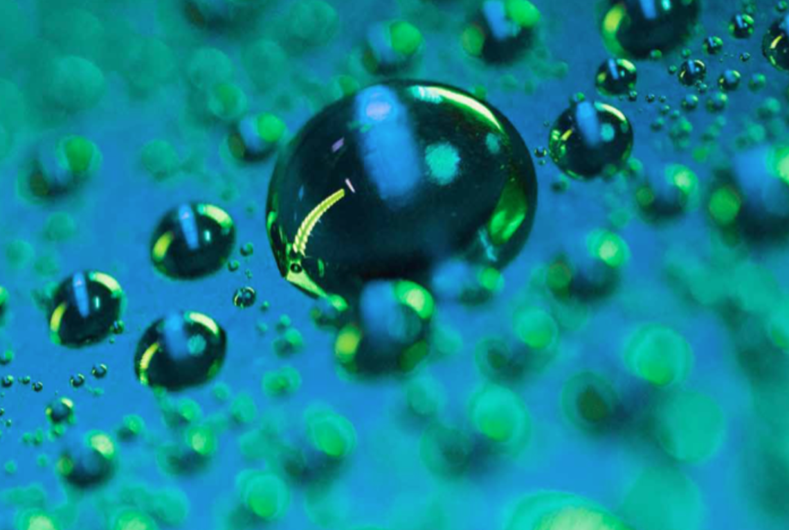 Nahaufnahme Wassertropfen