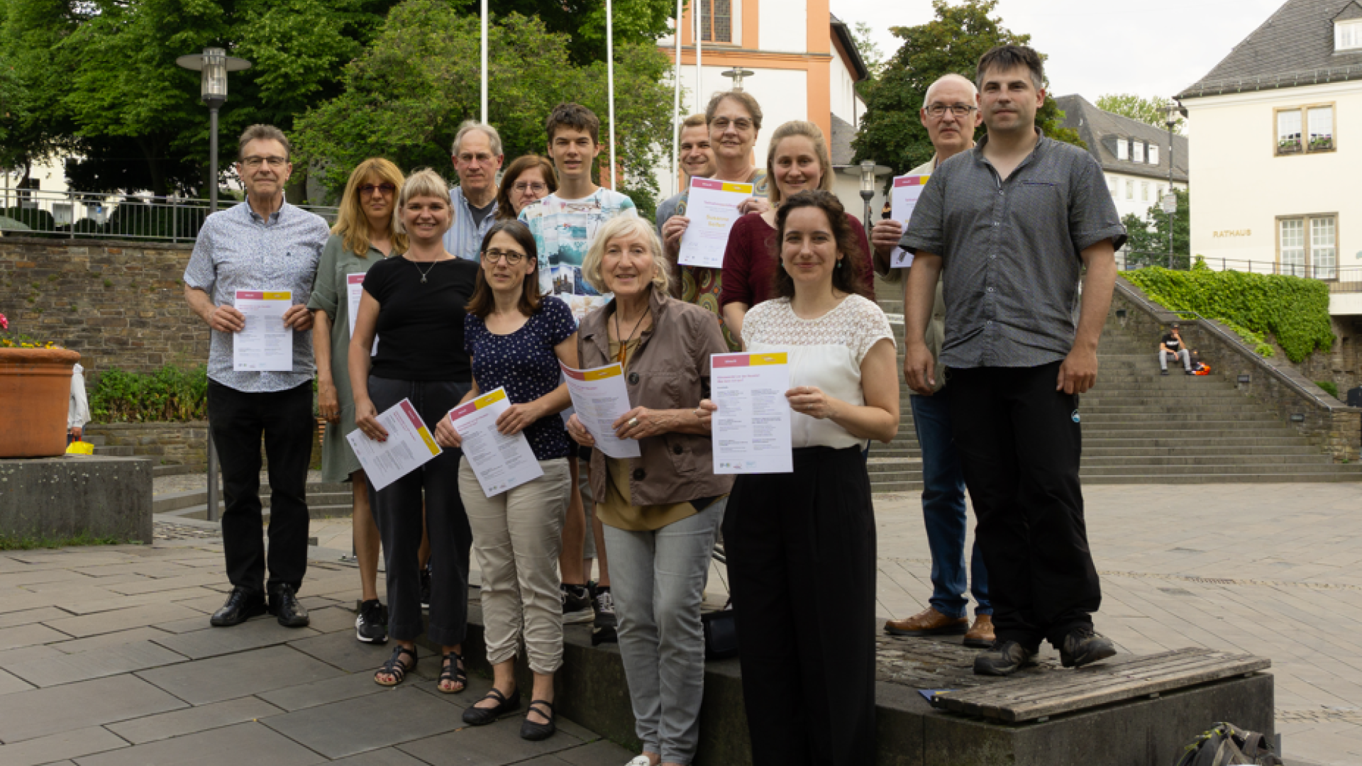 Übergabe der Teilnehmenden-klimafit-Zertifikate in an der vhs Siegen am 15. Juni 2023